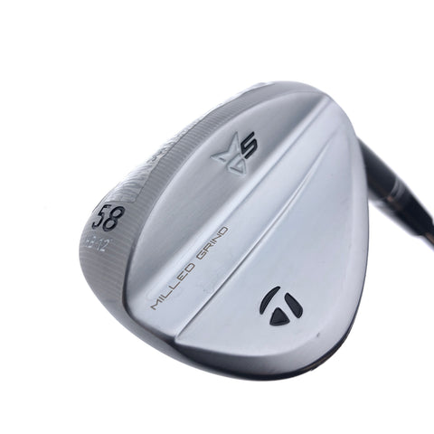 Used TaylorMade Milled Grind 5 Lob Wedge / 58.0 Degrees / Wedge Flex