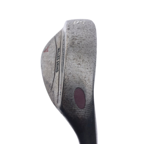 Used TaylorMade Milled Grind Antique Bronze Lob Wedge / 58.0 Degrees / Stiff Fl