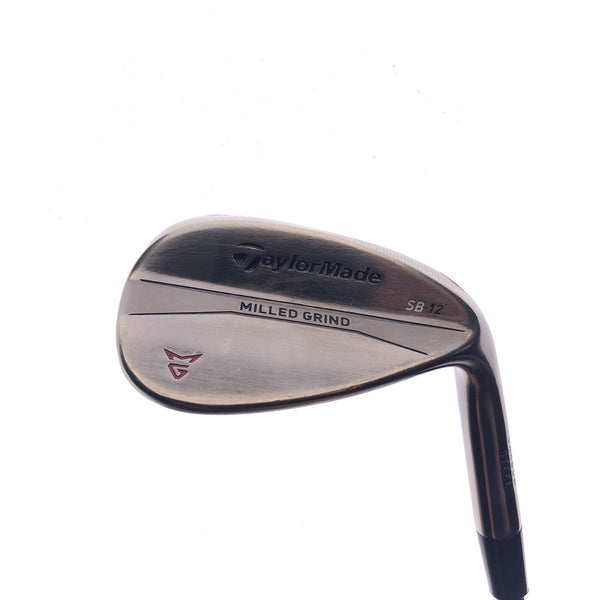 Used TaylorMade Milled Grind Antique Bronze Sand Wedge / 56.0 / Wedge Flex