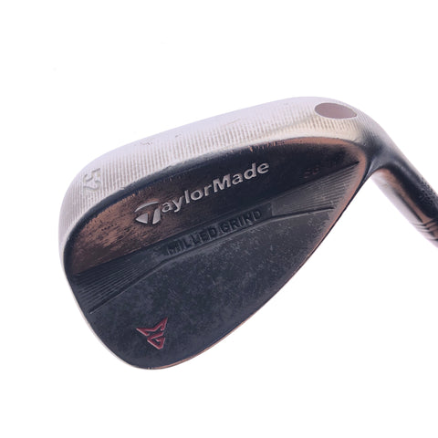 Used TaylorMade Milled Grind Black Gap Wedge / 52.0 Degrees / Wedge Flex