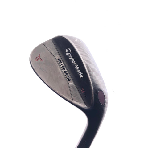 Used TaylorMade Milled Grind Black Sand Wedge / 54.0 Degrees / Regular Flex