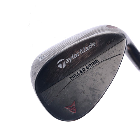 Used TaylorMade Milled Grind Black Sand Wedge / 54.0 Degrees / Wedge Flex