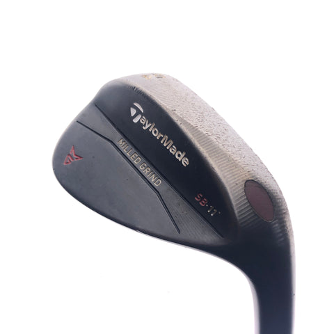 Used TaylorMade Milled Grind Black Sand Wedge / 54.0 Degrees / Wedge Flex