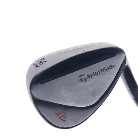Used TaylorMade Milled Grind Black Sand Wedge / 56.0 Degrees / Stiff Flex