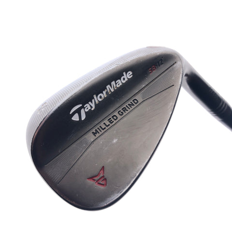 Used TaylorMade Milled Grind Black Sand Wedge / 56.0 Degrees / Wedge Flex