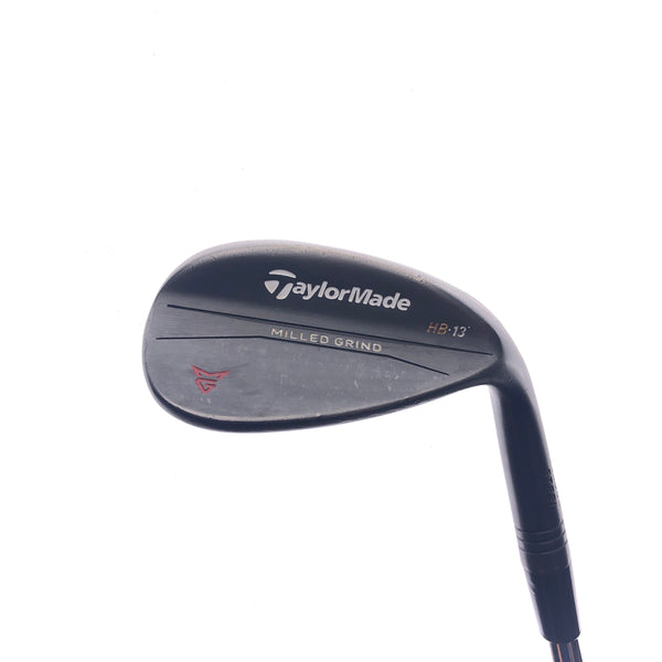 Used TaylorMade Milled Grind Black Sand Wedge / 56.0 Degrees / Wedge Flex