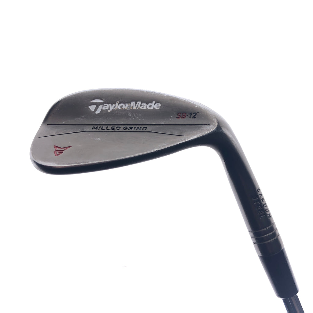 Used TaylorMade Milled Grind Black Sand Wedge / 56.0 Degrees / Wedge Flex