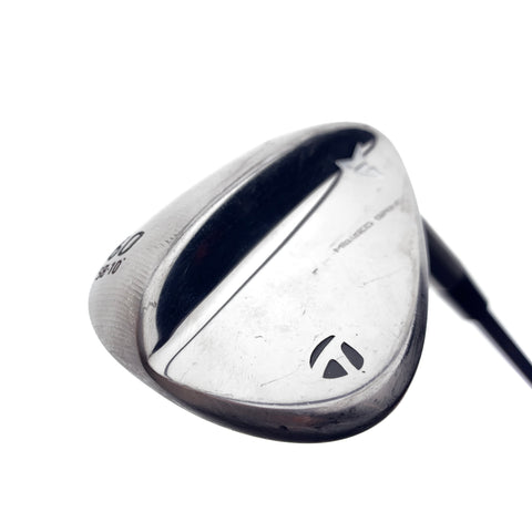 Used TaylorMade Milled Grind Chrome Lob Wedge / 60.0 Degrees / Wedge Flex
