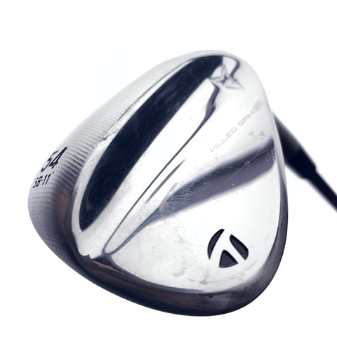 Used TaylorMade Milled Grind Chrome Sand Wedge / 54.0 Degrees / Wedge Flex
