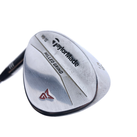 Used TaylorMade Milled Grind Chrome Sand Wedge / 56.0 Degrees / Stiff Flex / Le