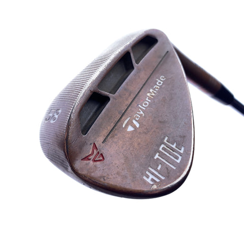 Used TaylorMade Milled Grind HI-TOE Lob Wedge / 58.0 Degrees / Stiff Flex