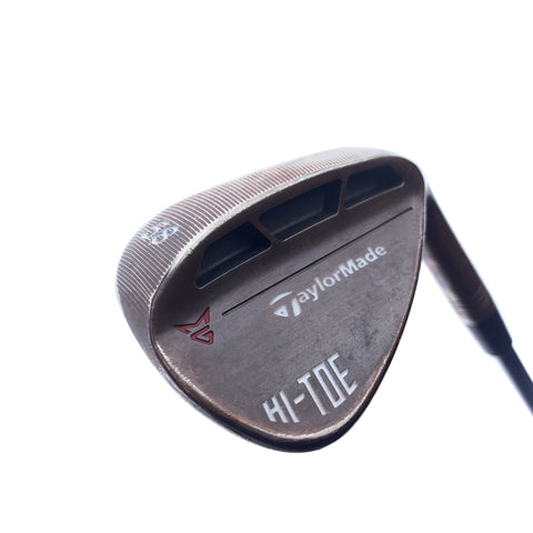 Used TaylorMade Milled Grind HI-TOE Lob Wedge / 58.0 Degrees / Wedge Flex