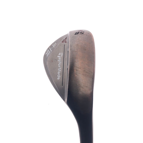 Used TaylorMade Milled Grind HI-TOE Lob Wedge / 58.0 Degrees / Wedge Flex