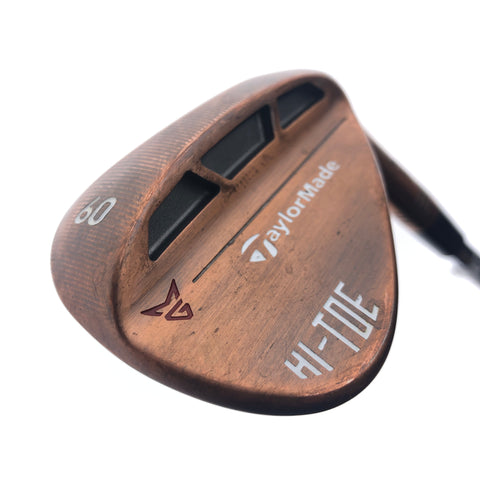 Used TaylorMade Milled Grind HI-TOE Lob Wedge / 60.0 Degrees / Regular Flex