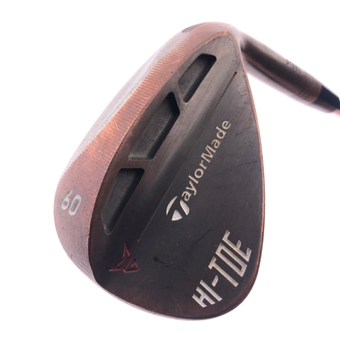 Used TaylorMade Milled Grind HI-TOE Lob Wedge / 60.0 Degrees / Wedge Flex