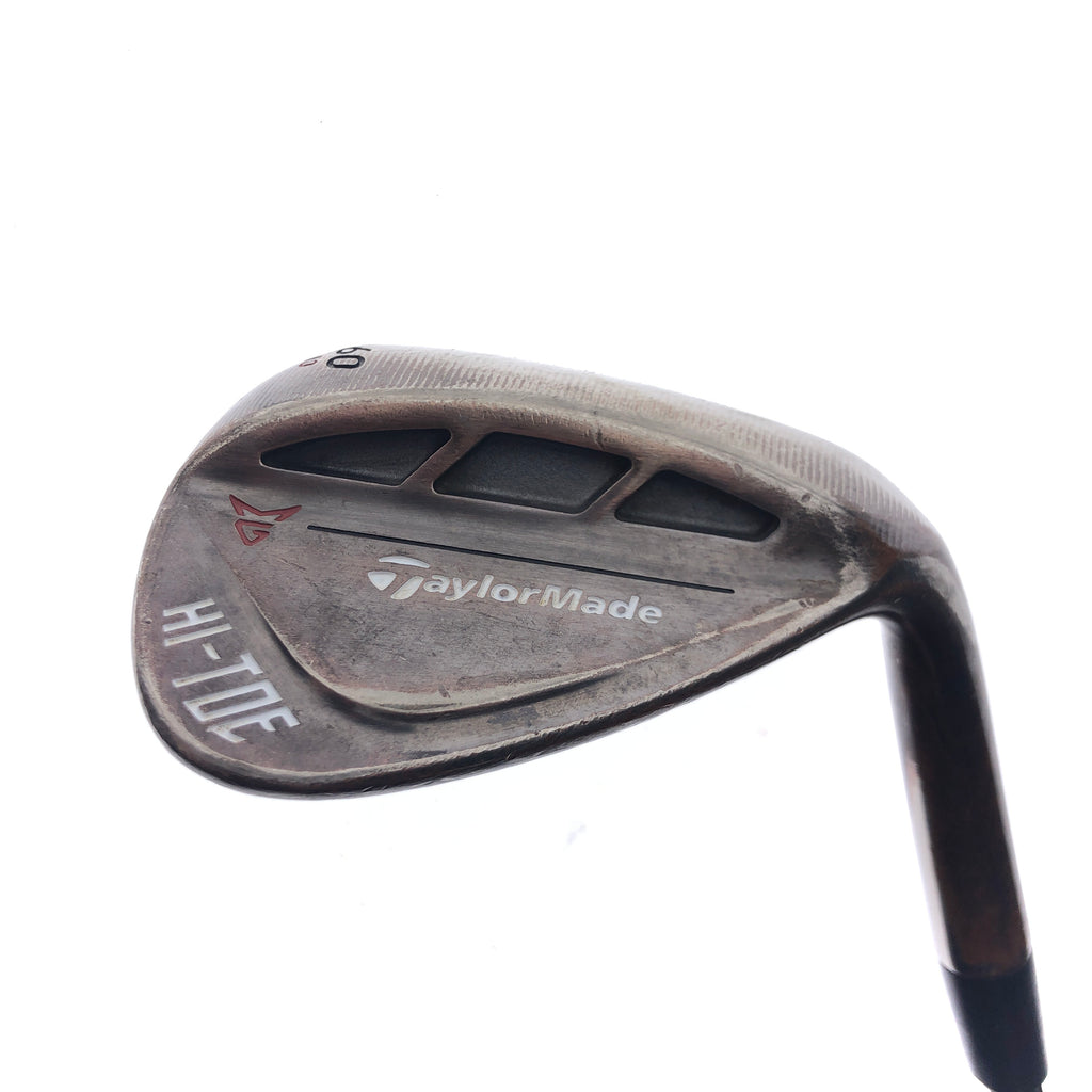 Used TaylorMade Milled Grind HI-TOE Lob Wedge / 60.0 Degrees / X-Stiff Flex