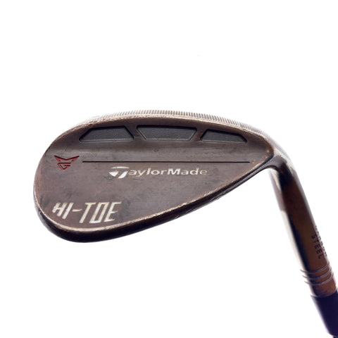 Used TaylorMade Milled Grind HI-TOE Lob Wedge / 64.0 Degrees / Wedge Flex