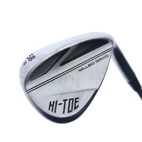 Used TaylorMade Milled Grind Hi-Toe 3 Chrome Lob Wedge / 58 Degrees / Wedge Flex