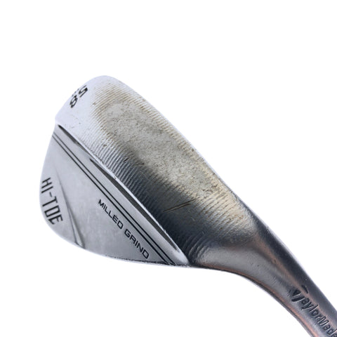 Used TaylorMade Milled Grind Hi-Toe 3 Chrome Lob Wedge / 58 Degrees / Wedge Flex