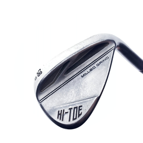 Used TaylorMade Milled Grind Hi-Toe 3 Chrome Lob Wedge / 58.0 Degrees / Wedge F