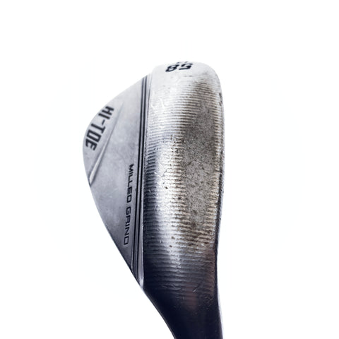 Used TaylorMade Milled Grind Hi-Toe 3 Chrome Lob Wedge / 58.0 Degrees / Wedge F