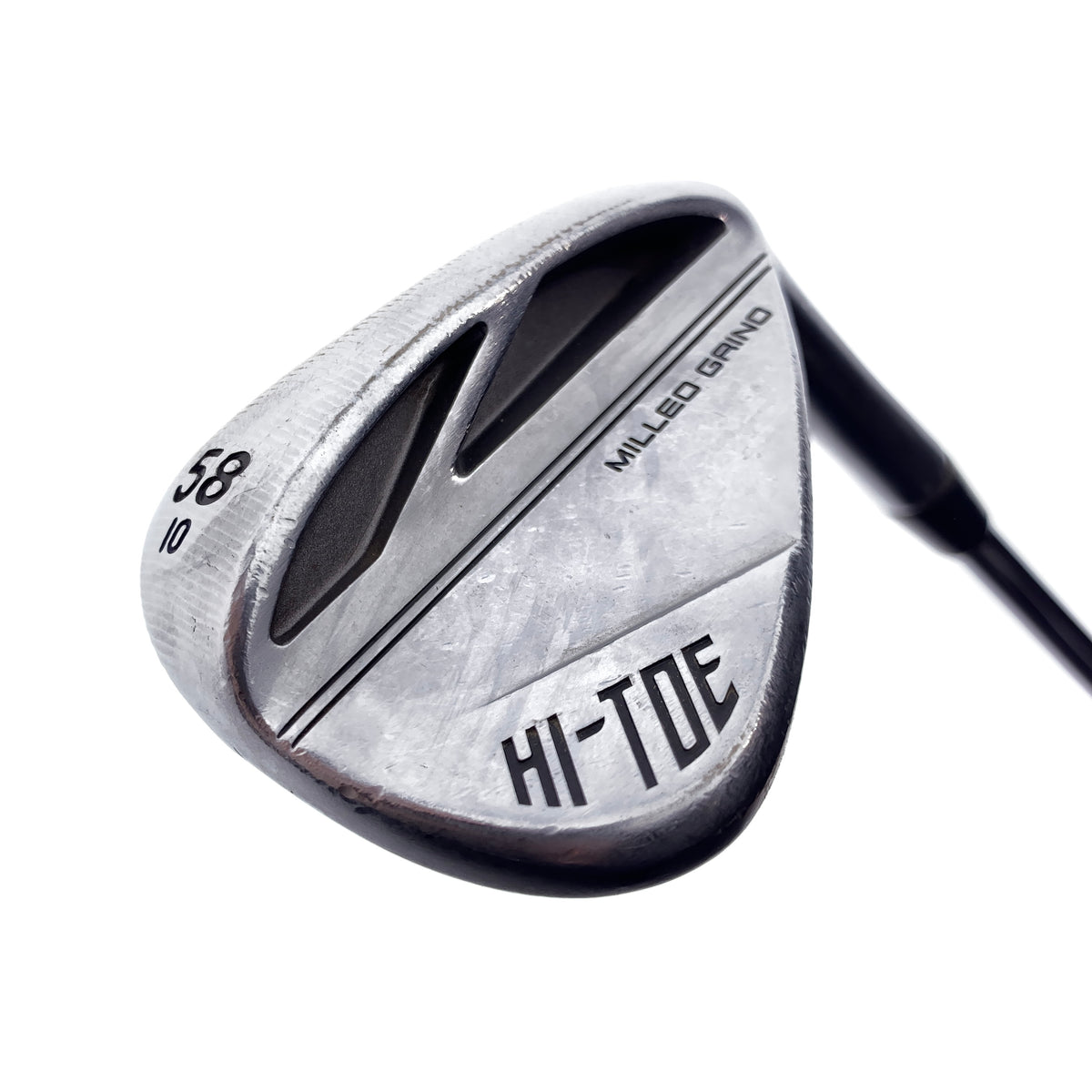 Used TaylorMade Milled Grind Hi-Toe 3 Chrome Lob Wedge /58.0 Degrees/Stiff Flex