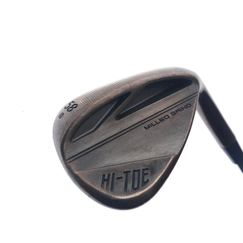 Used TaylorMade Milled Grind Hi-Toe 3 Copper Lob Wedge / 58 Degrees / Wedge Flex