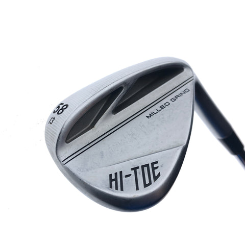 Used TaylorMade Milled Grind Hi-Toe 3 Lob Wedge / 58.0 Degrees / Wedge Flex
