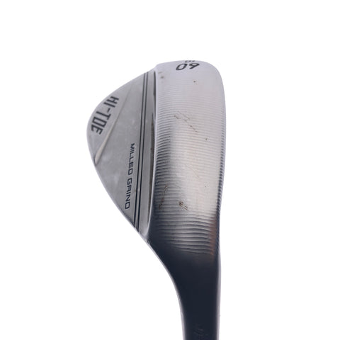 Used TaylorMade Milled Grind Hi-Toe 3 Lob Wedge / 60.0 Degrees / X-Stiff Flex