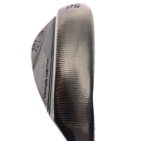 Used TaylorMade Milled Grind Hi-Toe 3 RAW Copper Gap Wedge / 50 Deg / Stiff Flex