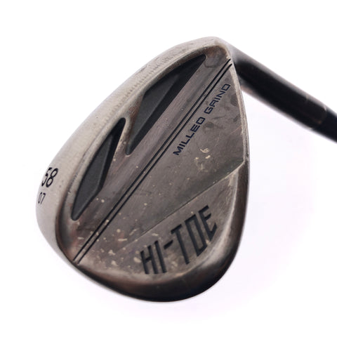 Used TaylorMade Milled Grind Hi-Toe 3 RAW Copper Lob Wedge / 58 Deg / Stiff Flex