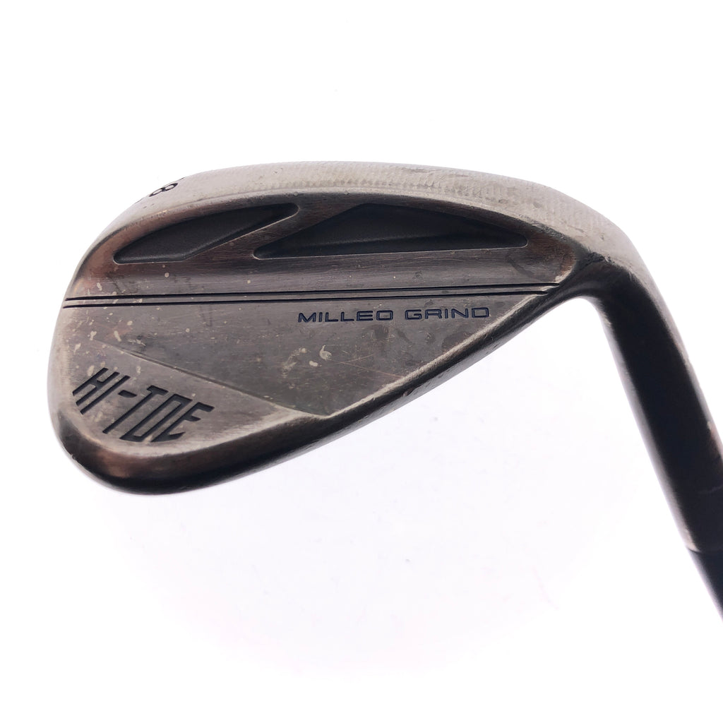 Used TaylorMade Milled Grind Hi-Toe 3 RAW Copper Lob Wedge / 58 Deg / Stiff Flex