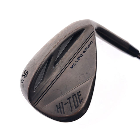 Used TaylorMade Milled Grind Hi-Toe 3 RAW Copper Lob Wedge / 58 Deg / Wedge Flex