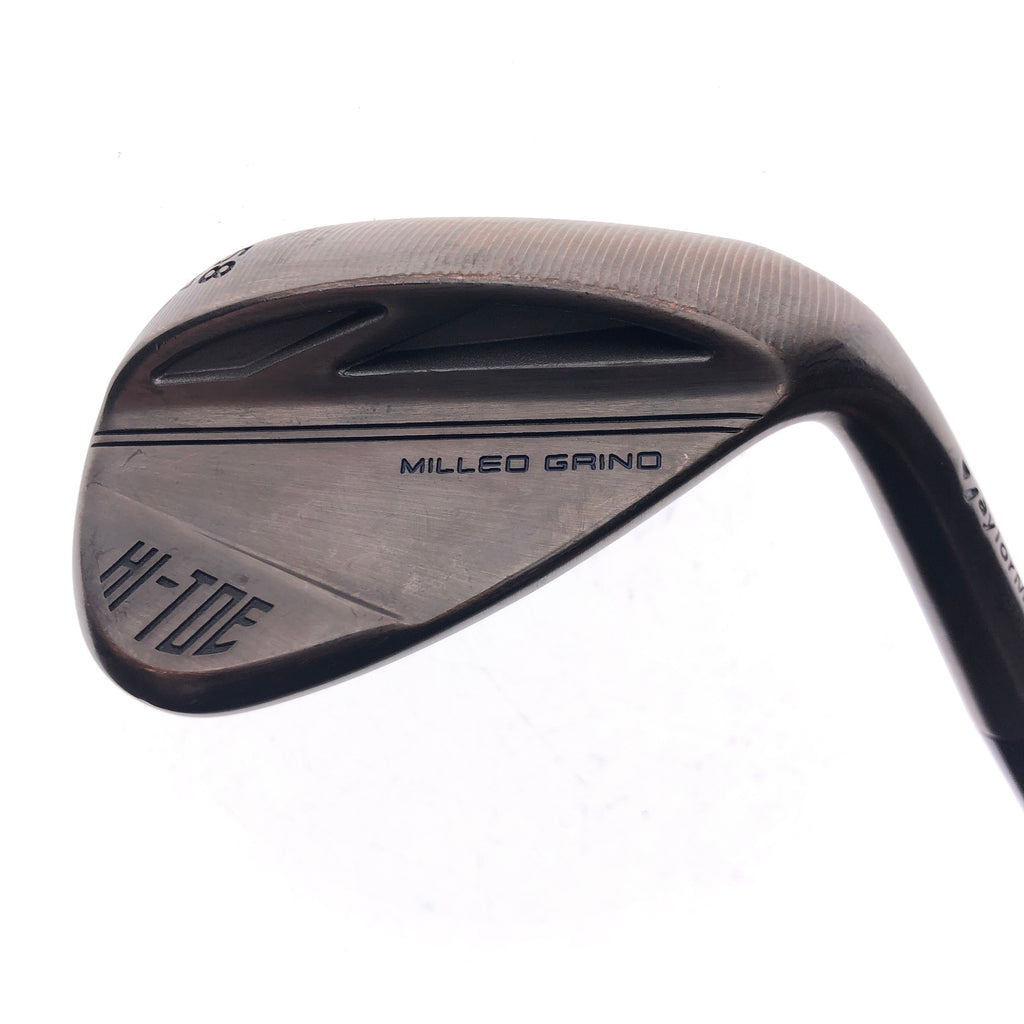 Used TaylorMade Milled Grind Hi-Toe 3 RAW Copper Lob Wedge / 58 Deg / Wedge Flex