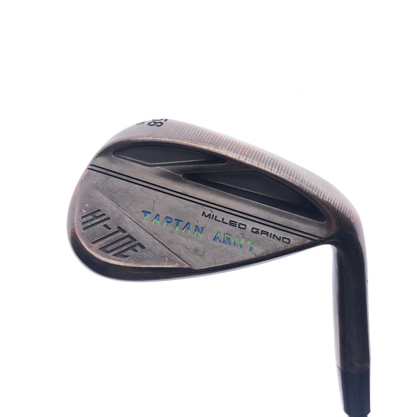 Used TaylorMade Milled Grind Hi-Toe 3 RAW Copper Lob Wedge / 58.0 Degrees / Stiff Flex