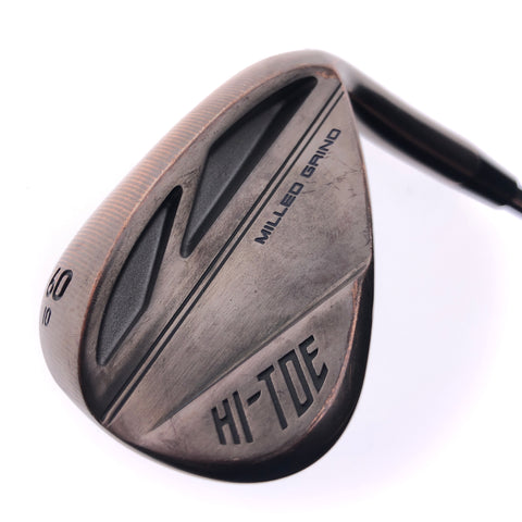 Used TaylorMade Milled Grind Hi-Toe 3 RAW Copper Lob Wedge / 60 Deg / Wedge Flex