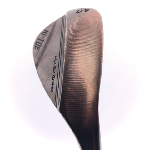 Used TaylorMade Milled Grind Hi-Toe 3 RAW Copper Lob Wedge / 60 Deg / Wedge Flex