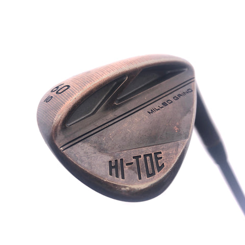 Used TaylorMade Milled Grind Hi-Toe 3 RAW Copper Lob Wedge / 60.0 Deg / Reg Flex