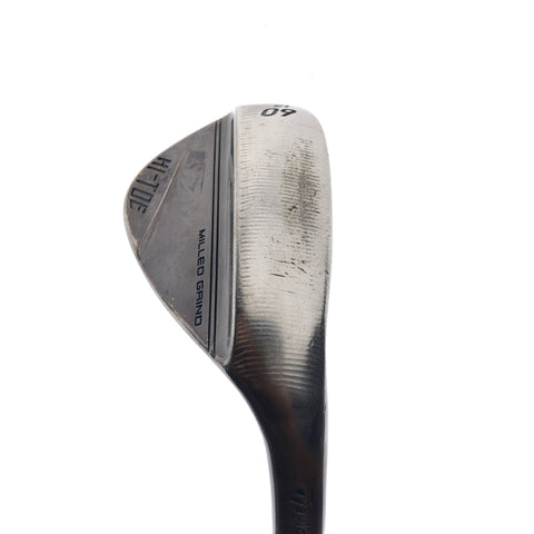 Used TaylorMade Milled Grind Hi-Toe 3 RAW Copper Lob Wedge / 60.0 Degrees / Wed