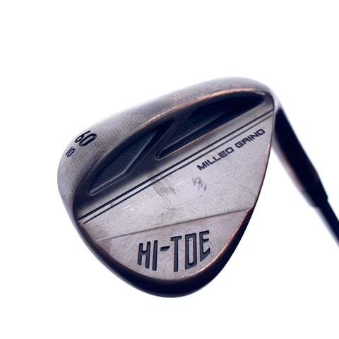 Used TaylorMade Milled Grind Hi-Toe 3 RAW Copper Lob Wedge / 60.0 Degrees/Stiff