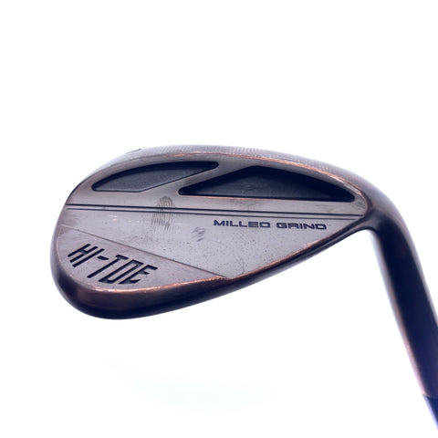 Used TaylorMade Milled Grind Hi-Toe 3 RAW Copper Lob Wedge / 60.0 Degrees/Stiff