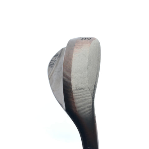Used TaylorMade Milled Grind Hi-Toe 3 RAW Copper Lob Wedge/60.0 Deg/Wedge Flex