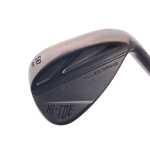 Used TaylorMade Milled Grind Hi-Toe 3 RAW Gap Wedge / 50.0 / X-Stiff Flex
