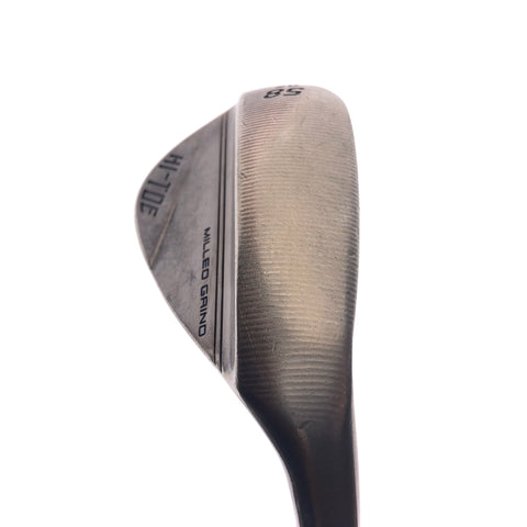 Used TaylorMade Milled Grind Hi-Toe 3 RAW Lob Wedge / 58.0 Degrees / Wedge Flex