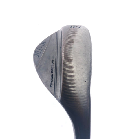 Used TaylorMade Milled Grind Hi-Toe 3 RAW Lob Wedge / 58.0 Degrees / Wedge Flex