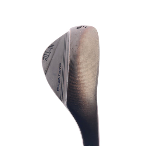 Used TaylorMade Milled Grind Hi-Toe 3 RAW Lob Wedge / 58.0 Degrees / Wedge Flex