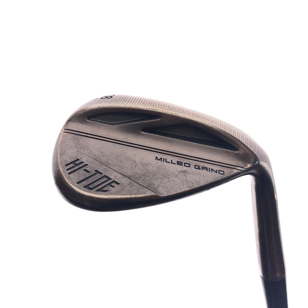 Used TaylorMade Milled Grind Hi-Toe 3 RAW Lob Wedge / 58.0 Degrees / Wedge Flex