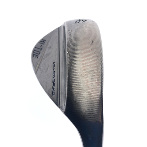 Used TaylorMade Milled Grind Hi-Toe 3 RAW Lob Wedge / 60.0 Degrees / Stiff Flex
