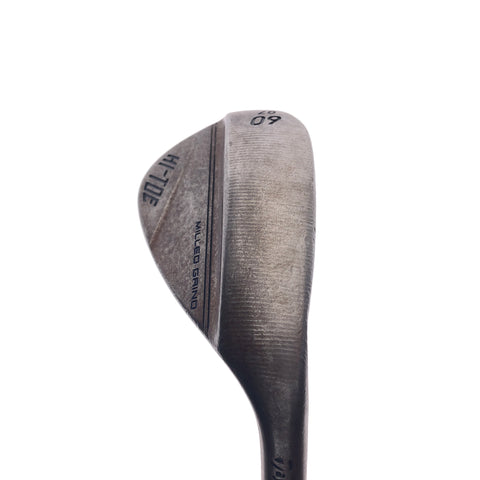 Used TaylorMade Milled Grind Hi-Toe 3 RAW Lob Wedge / 60.0 Degrees / Wedge Flex