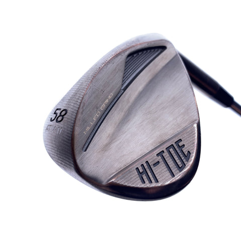 Used TaylorMade Milled Grind Hi-Toe 4 Copper Lob Wedge /58.0 Degrees/Wedge Flex